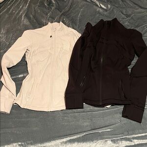 lululemon athletica Black and Cream Jackets